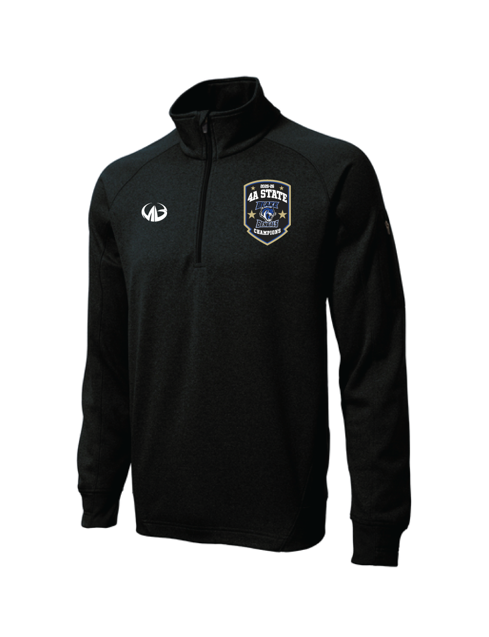 Blake Bengals Solid Qtr Zip