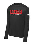 Blaze Basketball Long Sleeve Performance Shirt