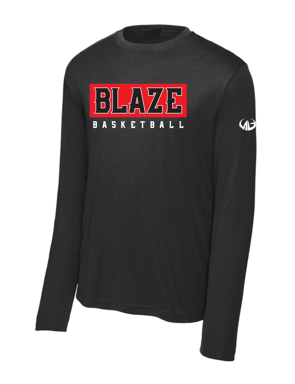 Blaze Basketball Long Sleeve Performance Shirt