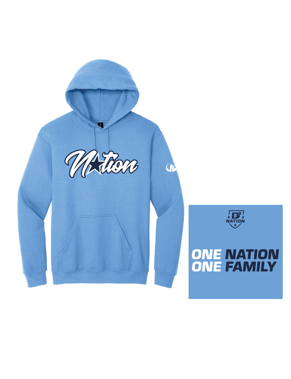 D3 Nation Basketball Hoodie