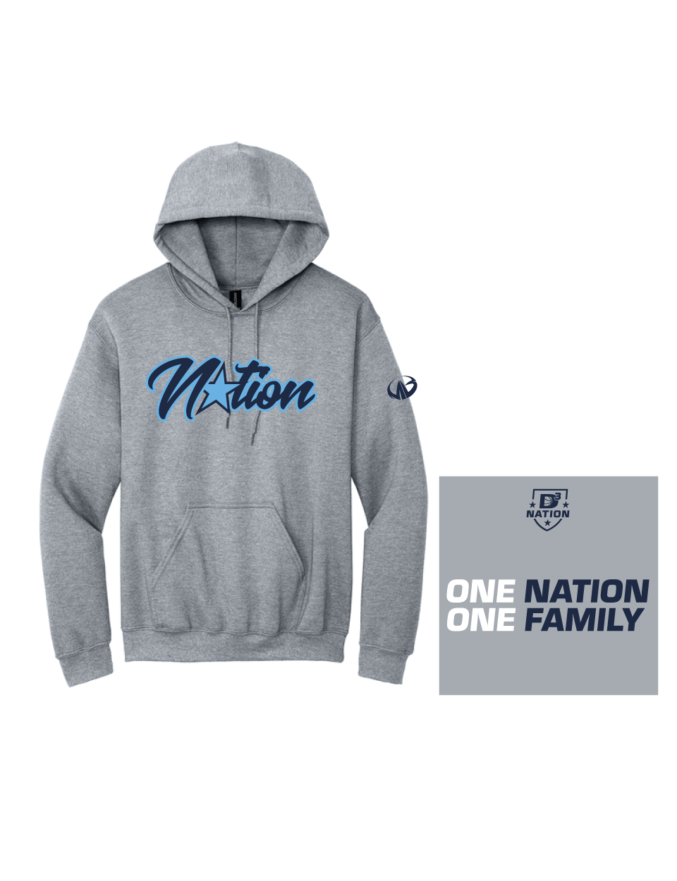 D3 Nation Basketball Hoodie
