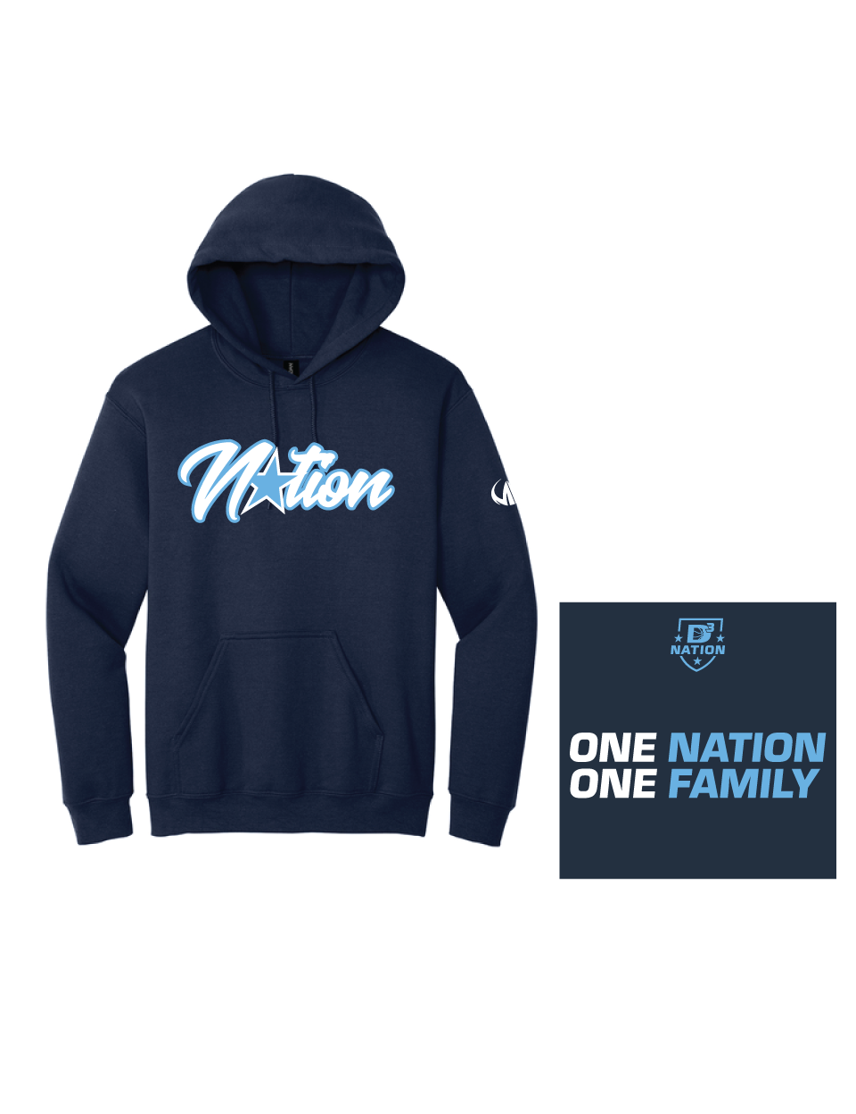D3 Nation Basketball Hoodie