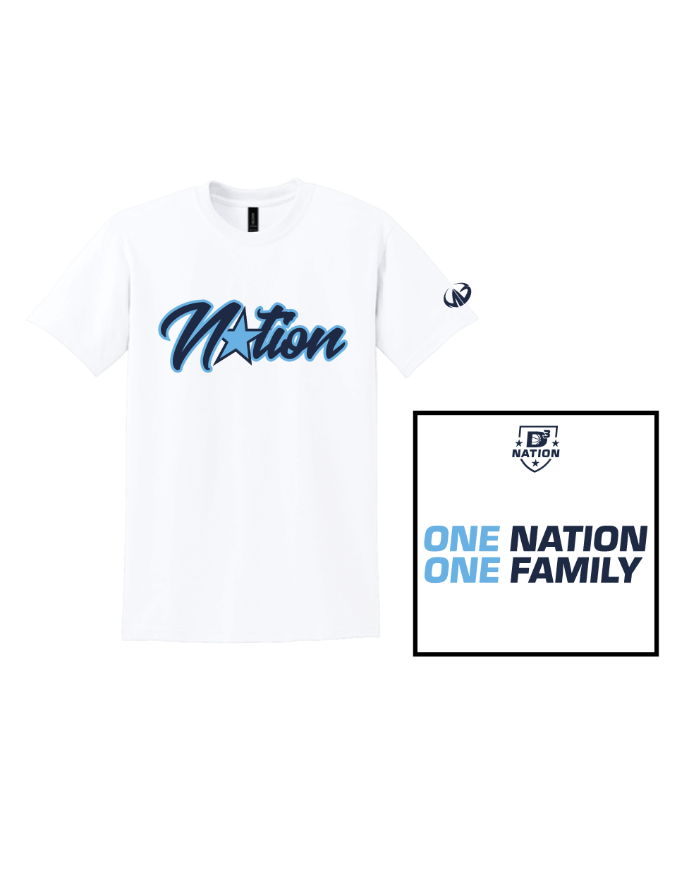 D3 Nation Basketball Tee