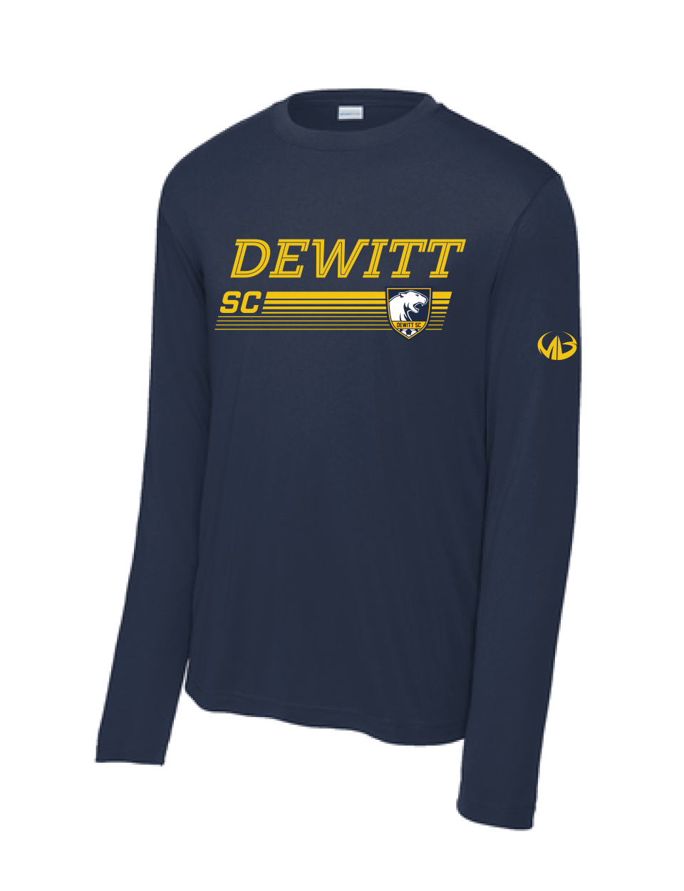 DeWitt SC Spirit Wear Long Sleeve Performance Shirt