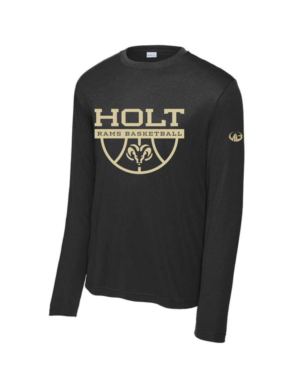 Holt Jr Rams Basketball Long Sleeve Performance
