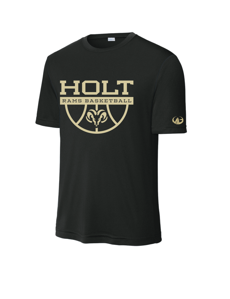 Holt Jr Rams Basketball Short Sleeve Performance