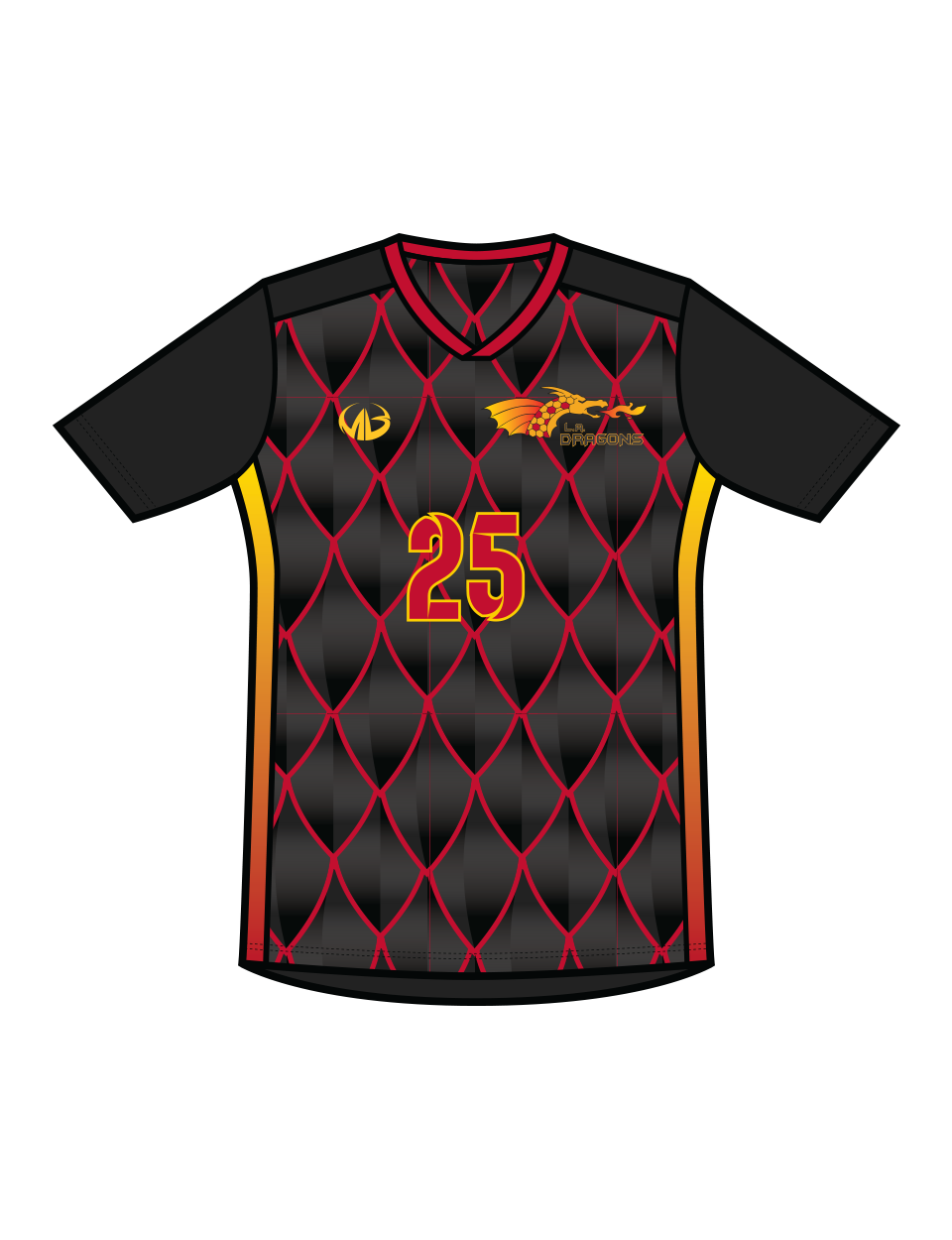 LA Dragons Soccer Full Uniform Kit