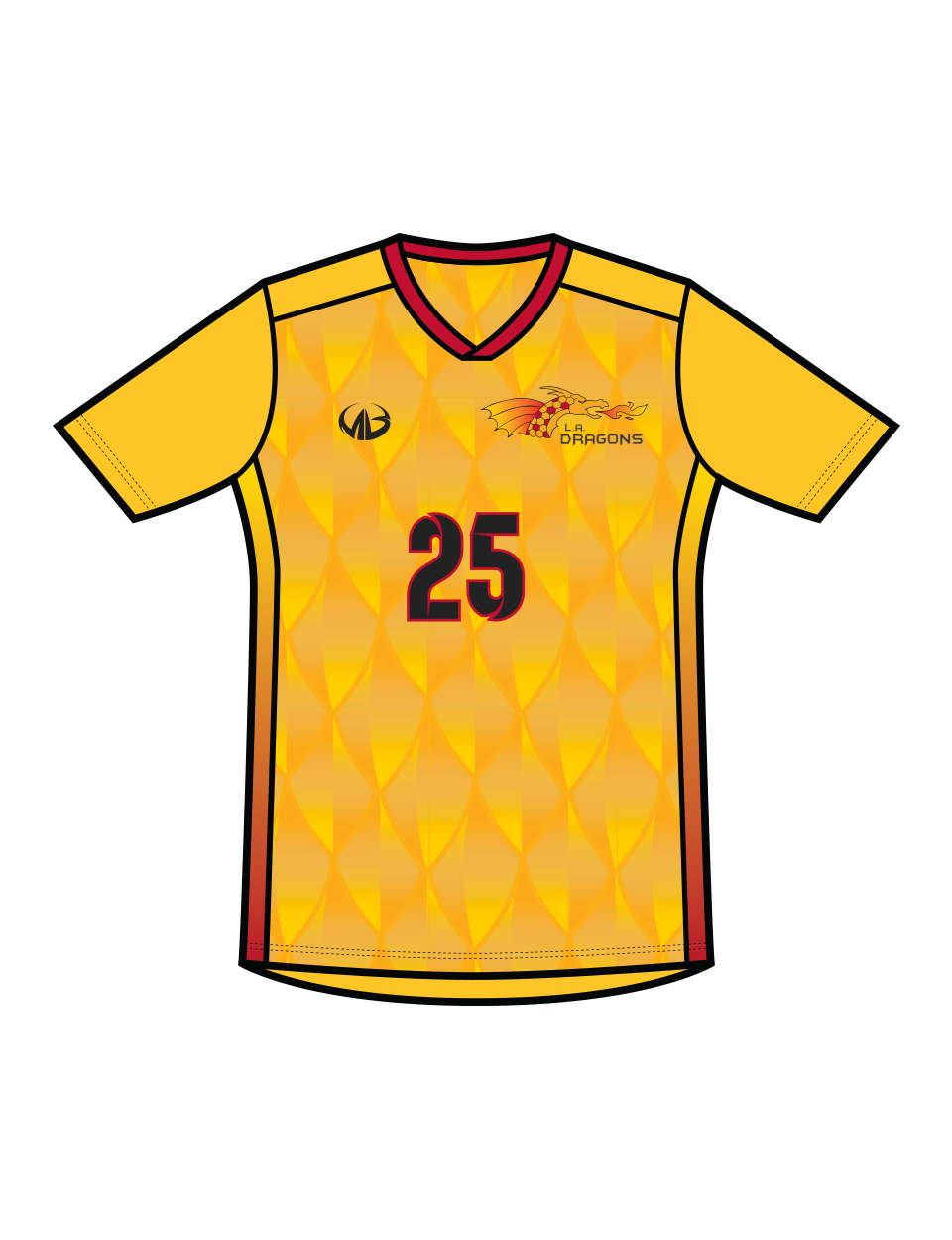 LA Dragons Soccer Full Uniform Kit