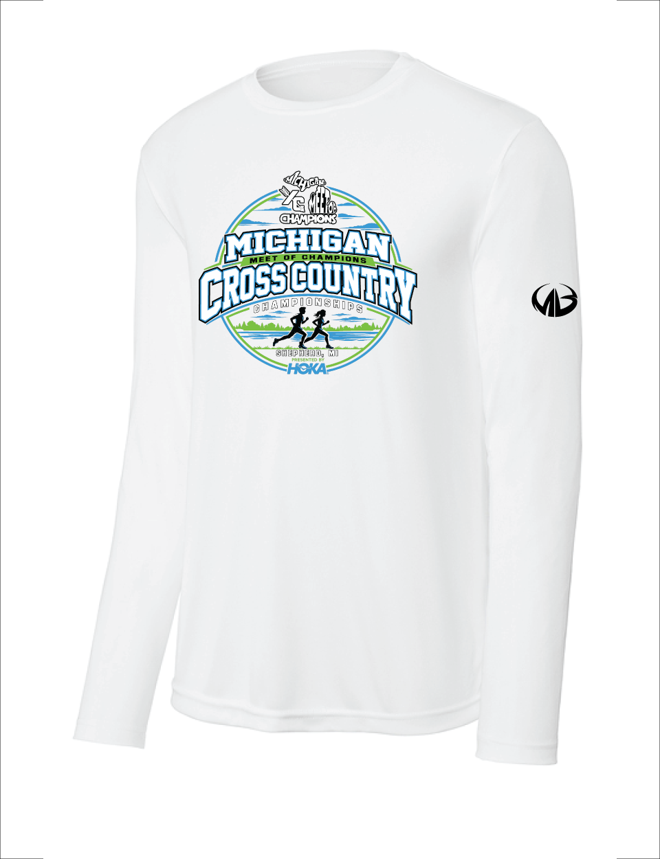 Michigan Cross Country Meet of Champions Longe Sleeve Performance Shirt
