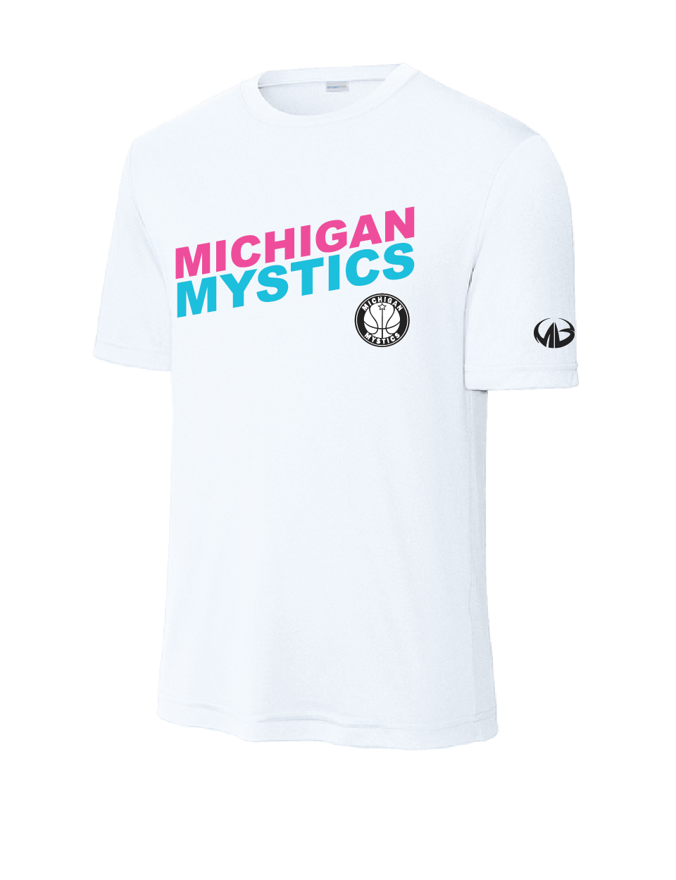 Michigan Mystics Colorblock Short Sleeve Performance Shirt