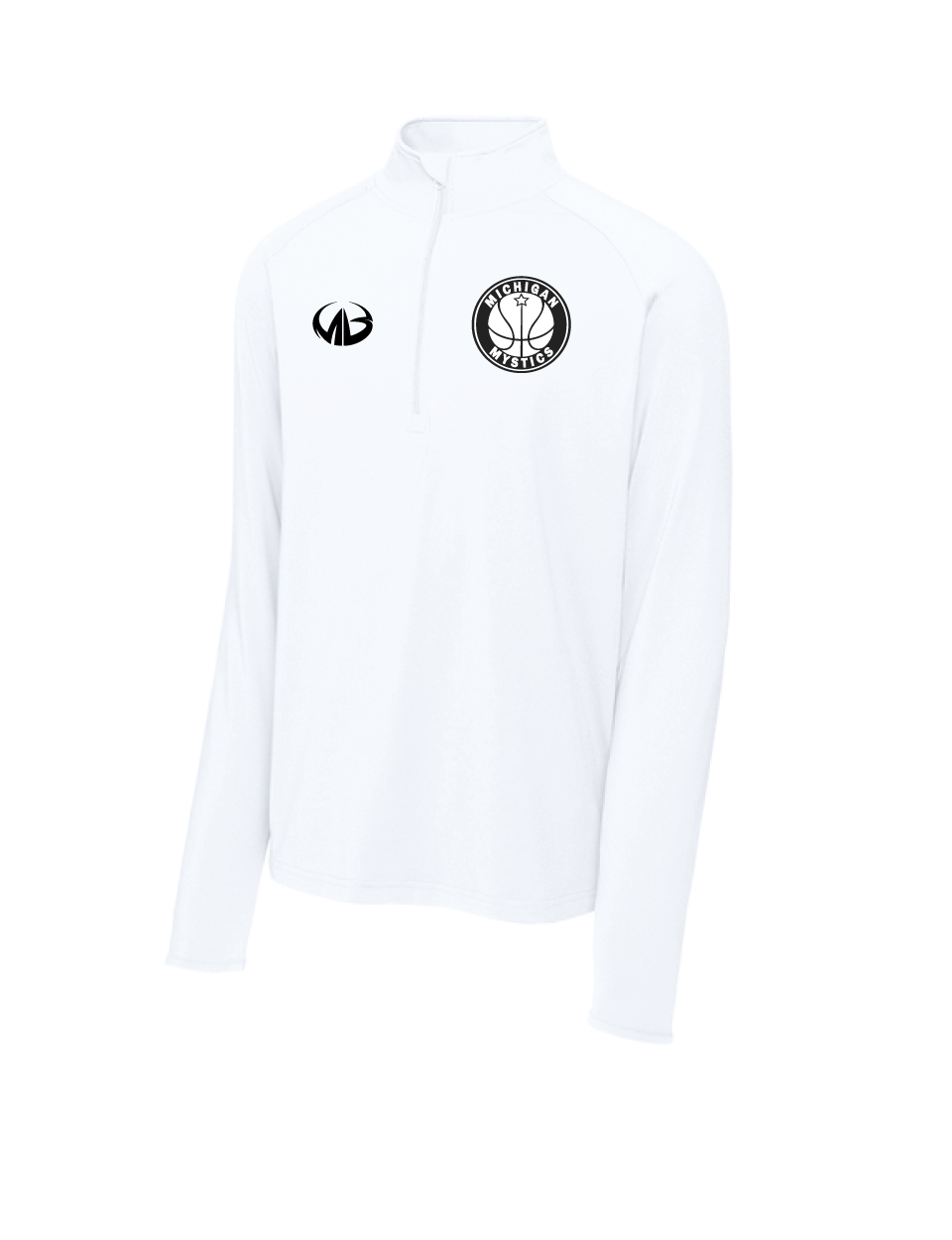 Michigan Mystics Solid Qtr Zip
