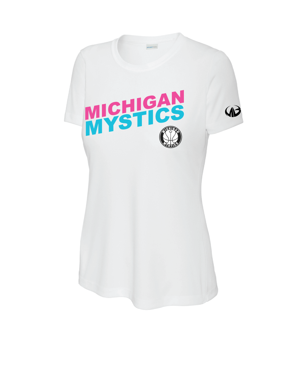 Michigan Mystics Colorblock Short Sleeve Performance Shirt