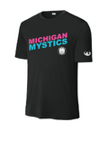 Michigan Mystics Colorblock Short Sleeve Performance Shirt