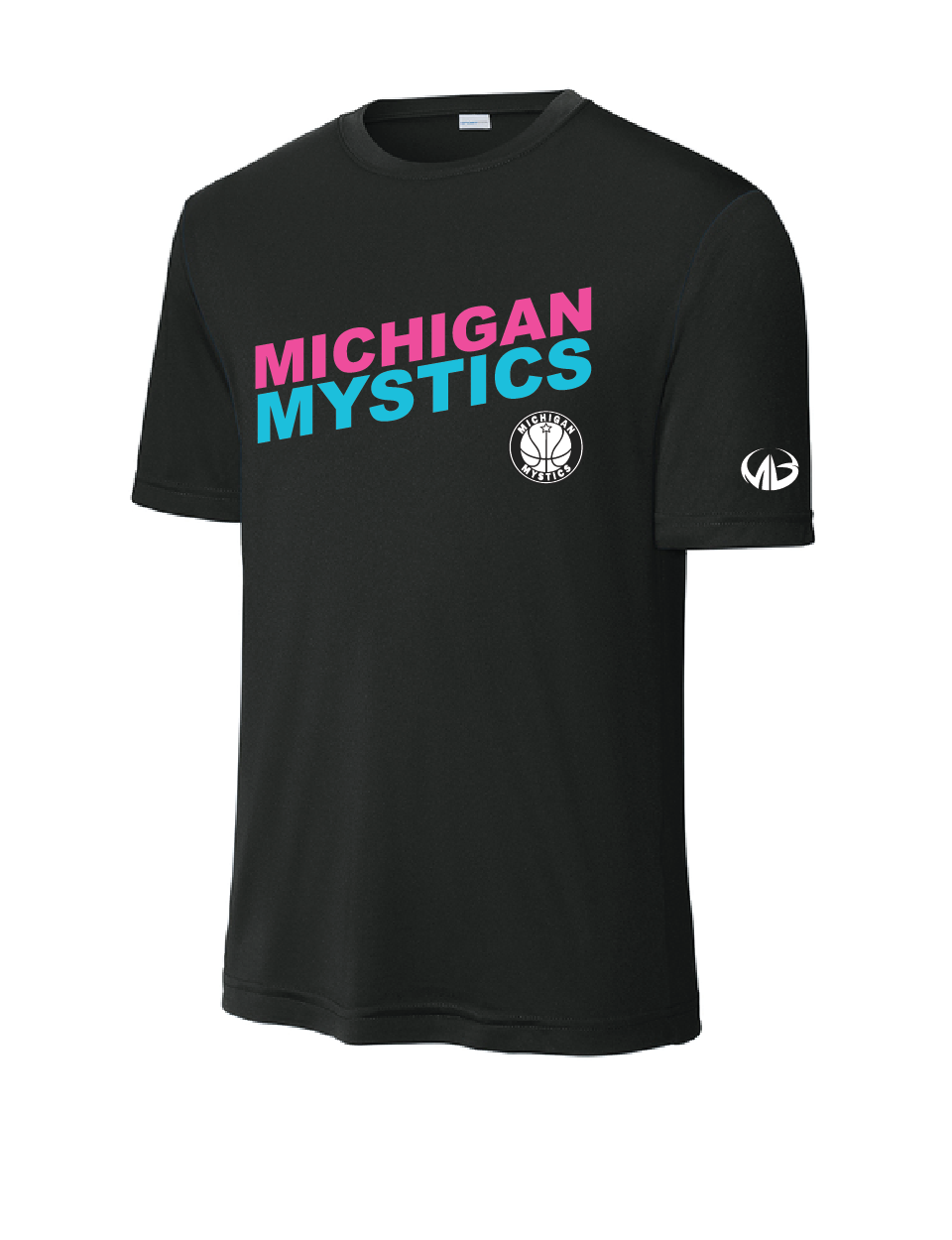Michigan Mystics Colorblock Short Sleeve Performance Shirt