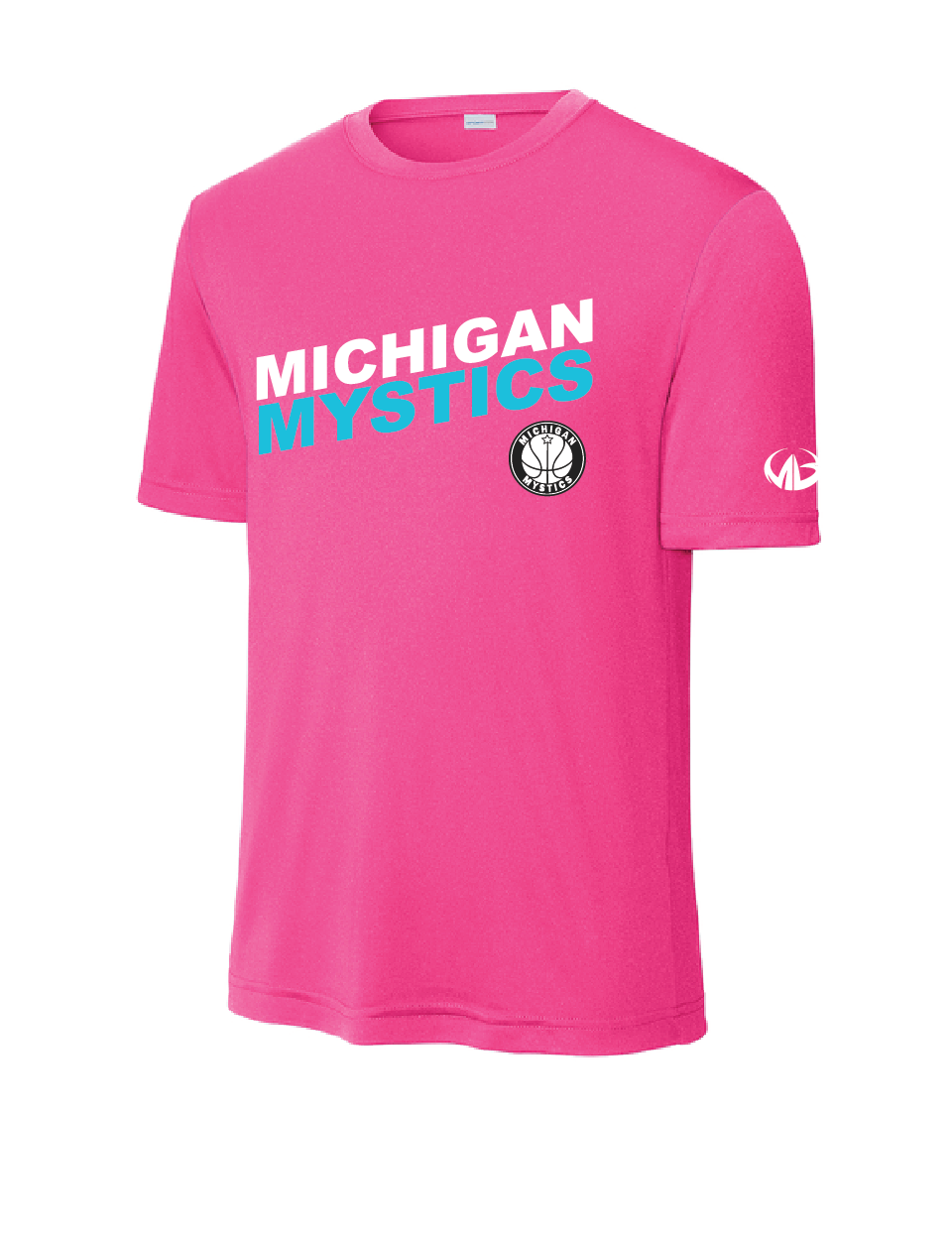Michigan Mystics Colorblock Short Sleeve Performance Shirt