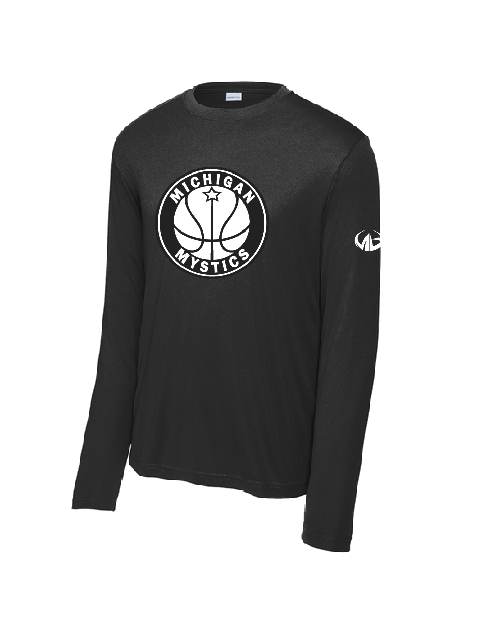 Michigan Mystics Logo Long Sleeve Performance Shirt