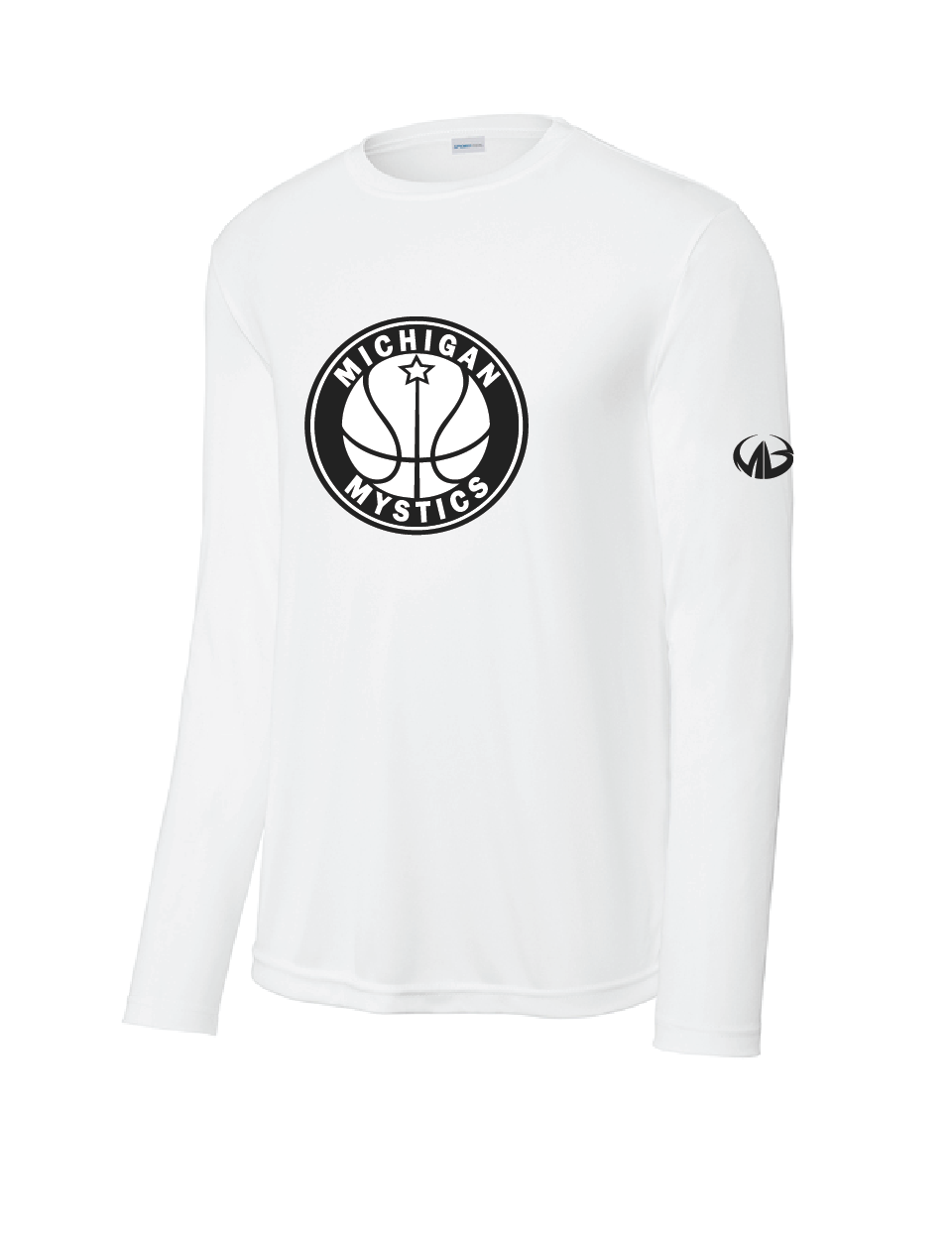 Michigan Mystics Logo Long Sleeve Performance Shirt