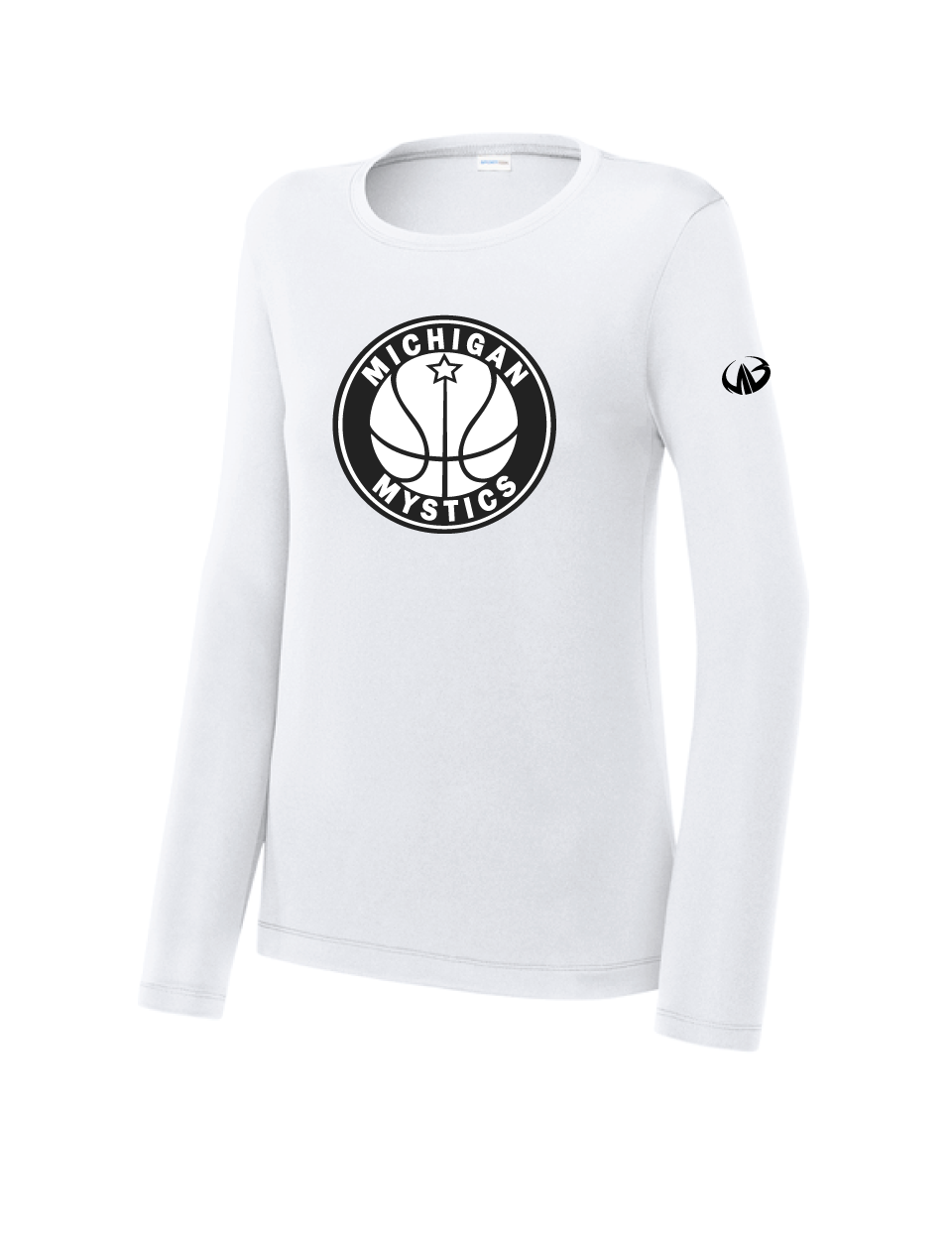 Michigan Mystics Logo Long Sleeve Performance Shirt
