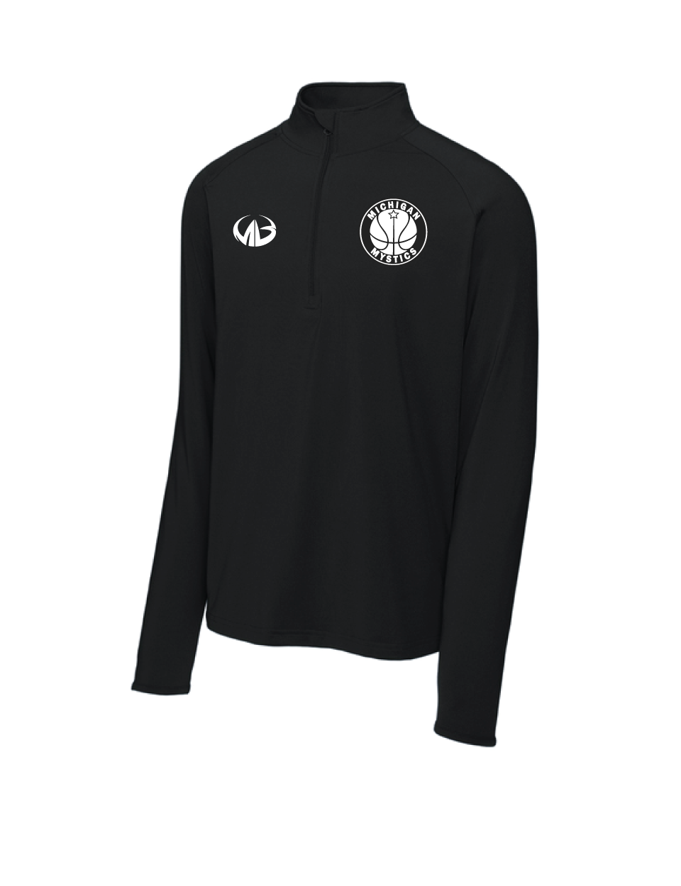 Michigan Mystics Solid Qtr Zip