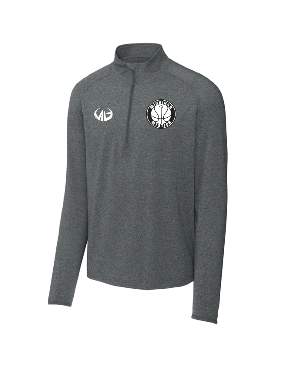 Michigan Mystics Solid Qtr Zip