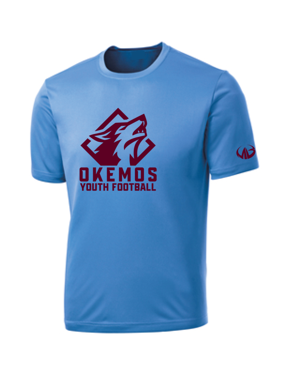 Okemos Youth Football Short Sleeve Performance Shirt