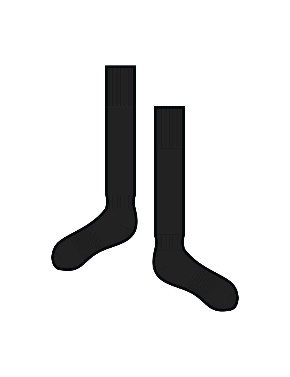 LA Dragons Soccer Game Socks