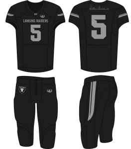 Football team uniforms