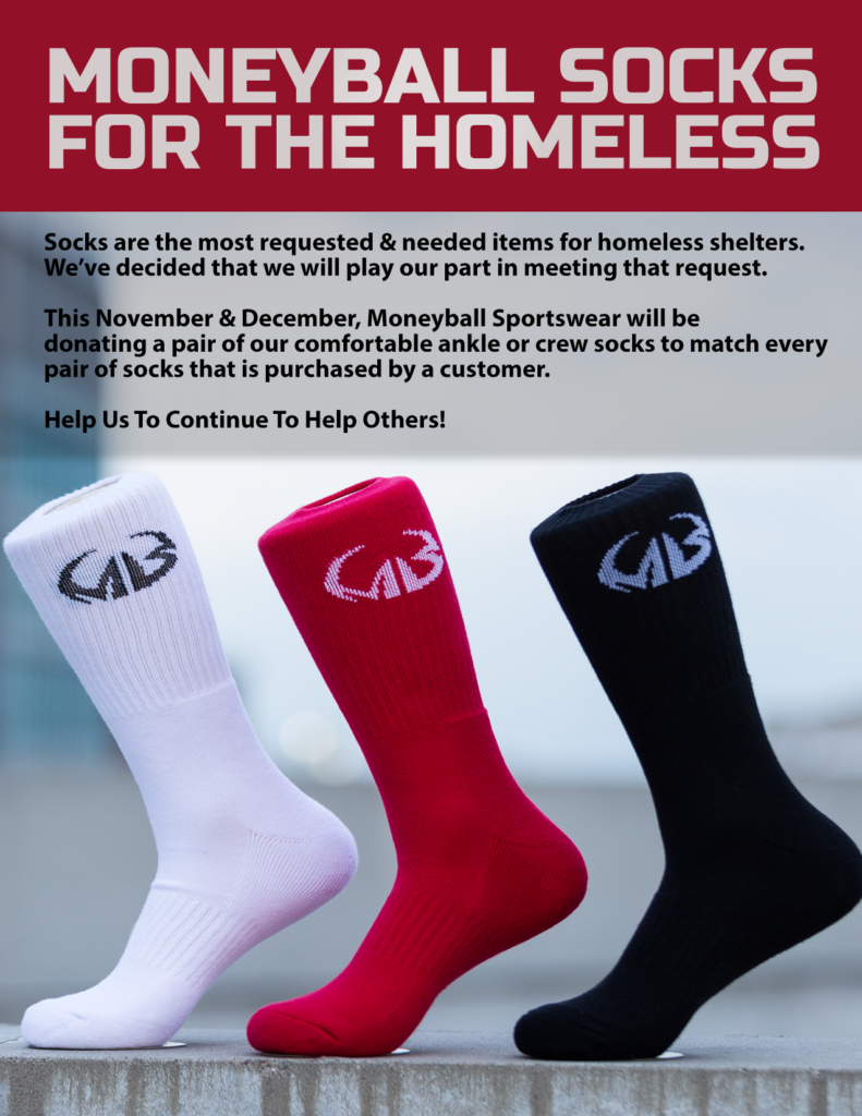 Moneyball Socks For The Homeless