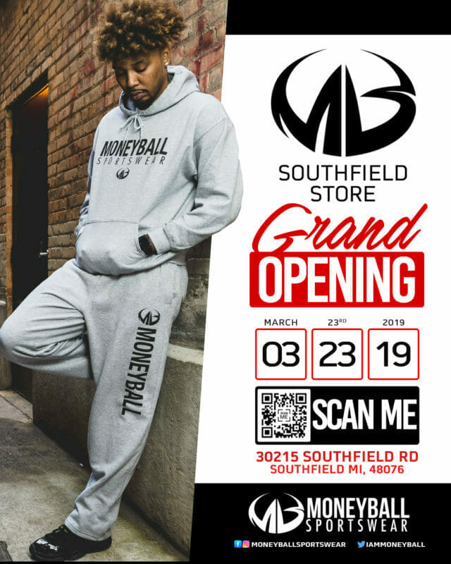 Moneyball Sportswear Southfield Grand Opening