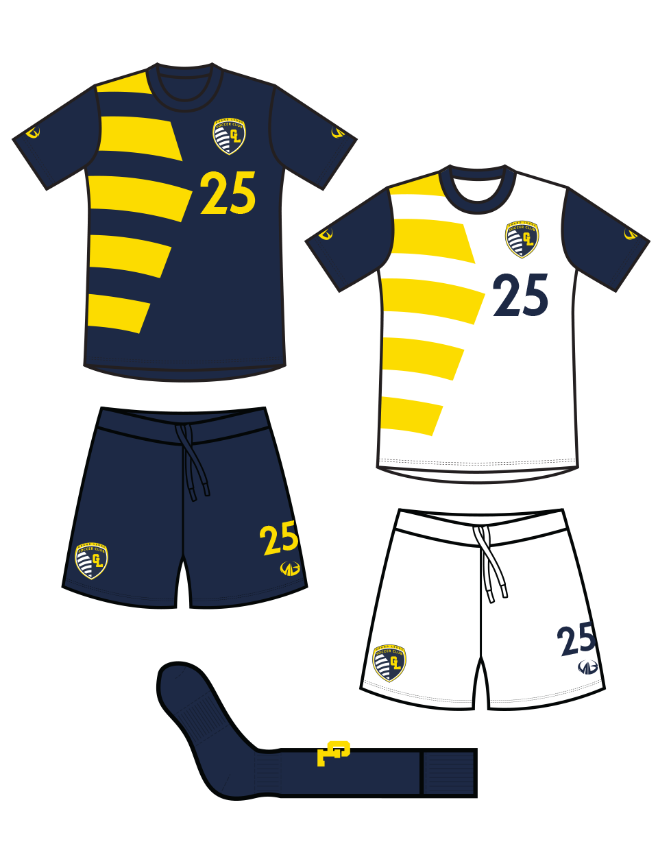 youth soccer uniform kits