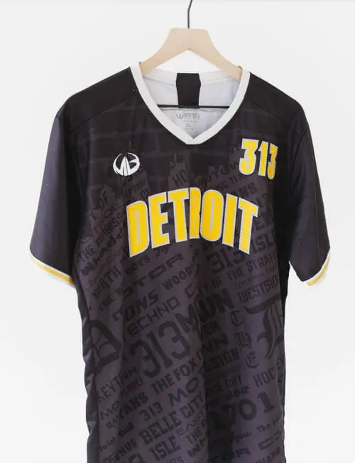 Detroit 313 - Soccer Jersey - Moneyball Sportswear