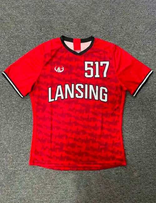 Lansing Cardinals Baseball custom jersey created at Lansing Sport