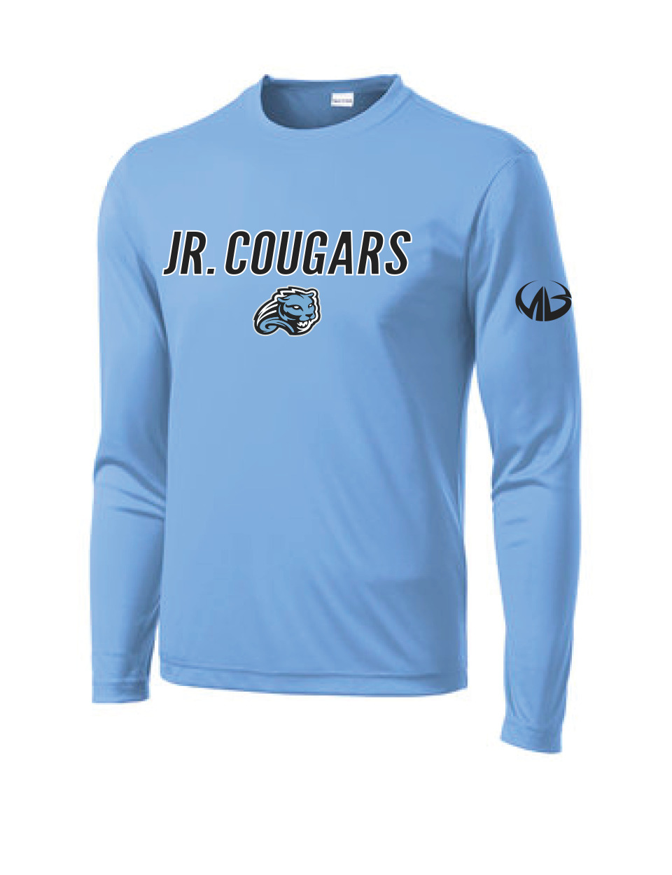 JR. Cougars - Long Sleeve Performance Shirt - Moneyball Sportswear