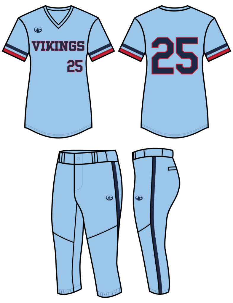 Everett Vikings - Custom Hoodie - Moneyball Sportswear