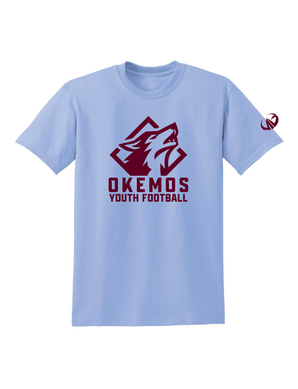 Men's Football Rugby T-Shirt - 100% Cotton No Logo Classic Athletic Style