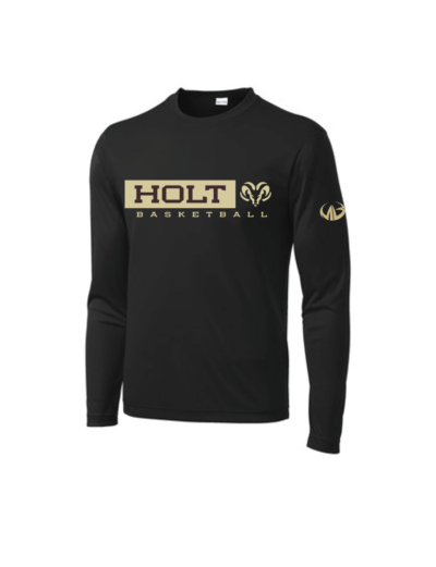 Holt HS Basketball - Long Sleeve Performance Shirt