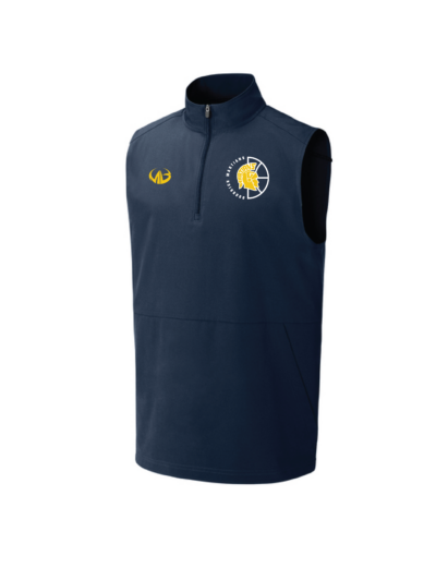 Goodrich Basketball  Navy 1/2 Zip Vest with pockets