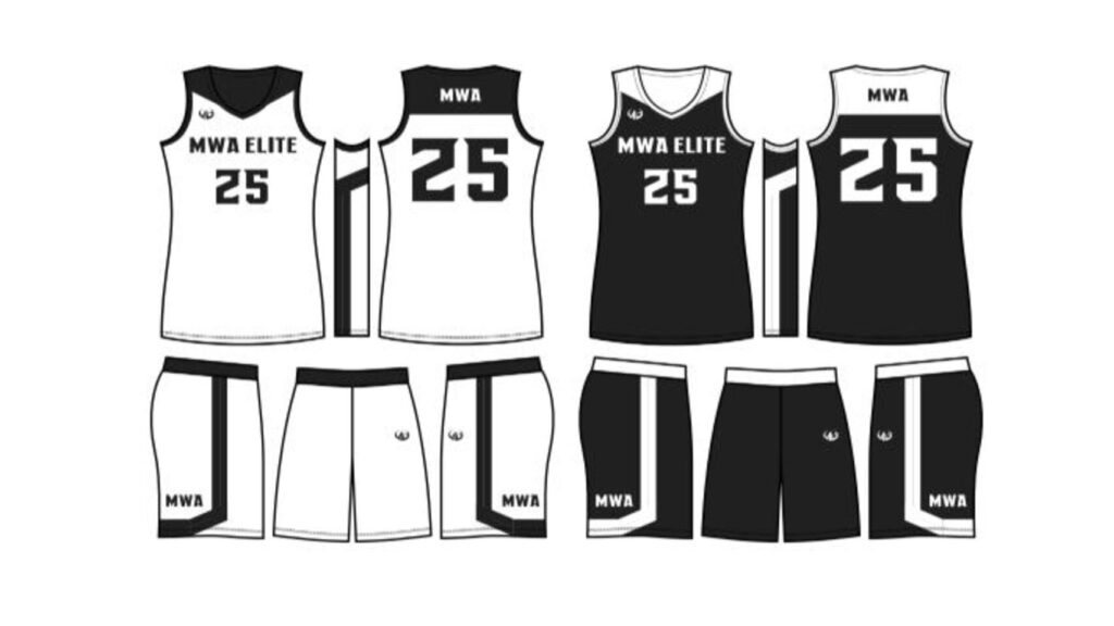 MWA Elite  Reversible Basketball Uniform