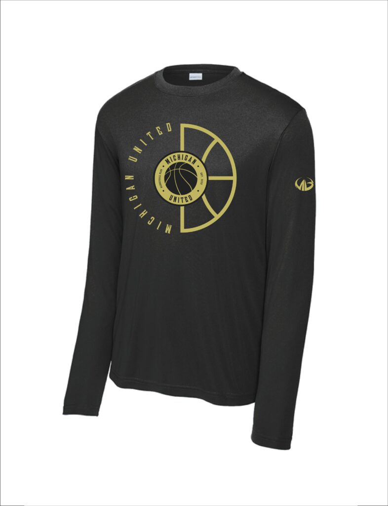 Mi United Basketball - Long Sleeve Performance Shirt