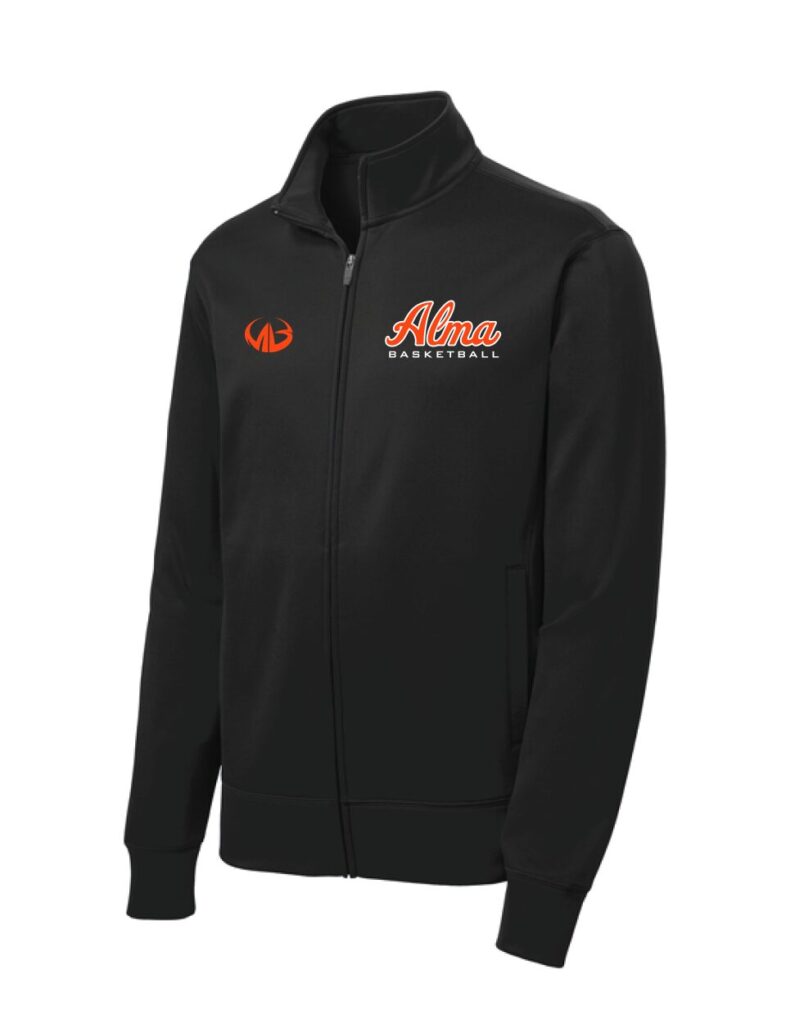 Alma Basketball Black Fleece Full Zip