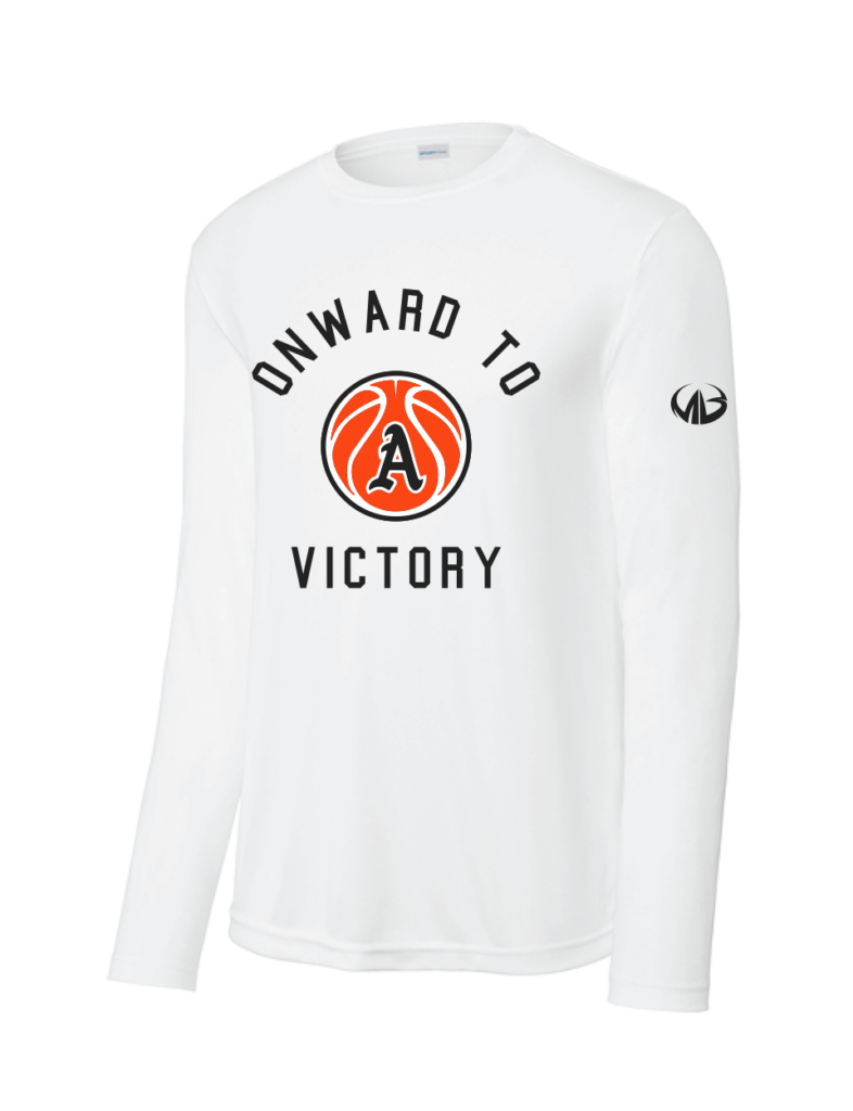 Alma Basketball White Sport Long Sleeve