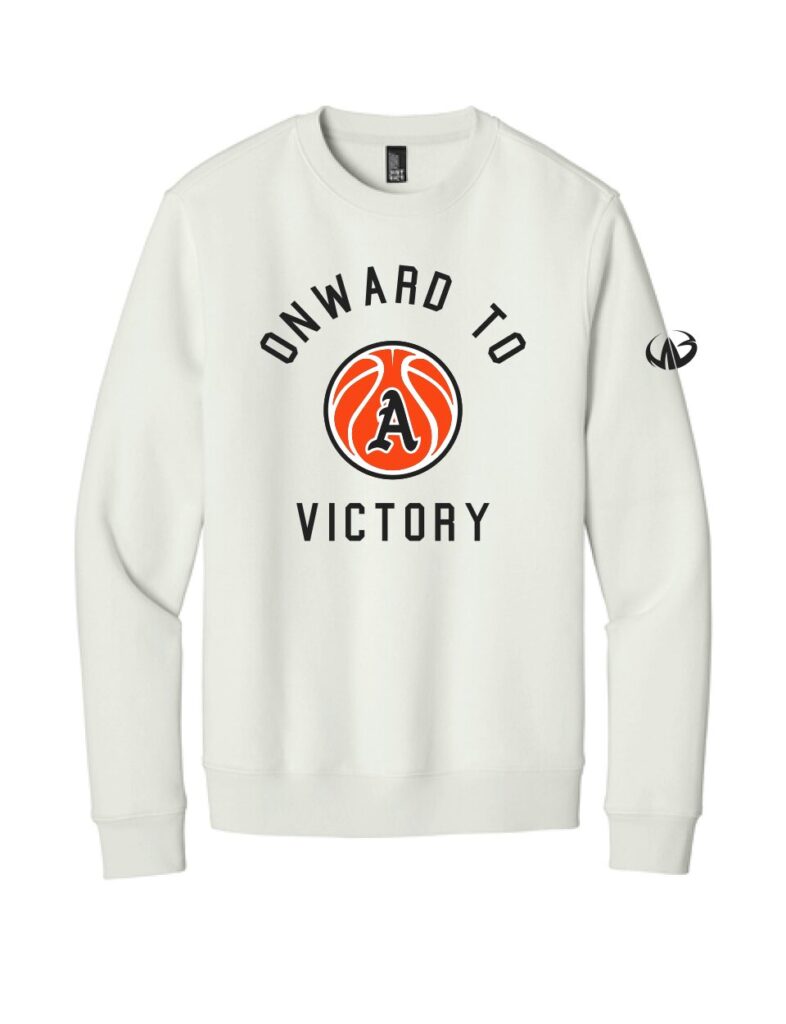 Alma Basketball White Onyx Crewneck