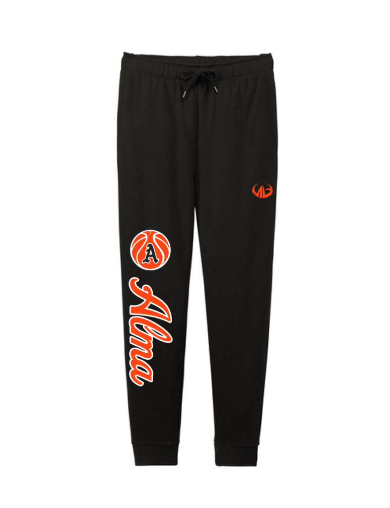 Alma Basketball Black Tri Fleece Jogger
