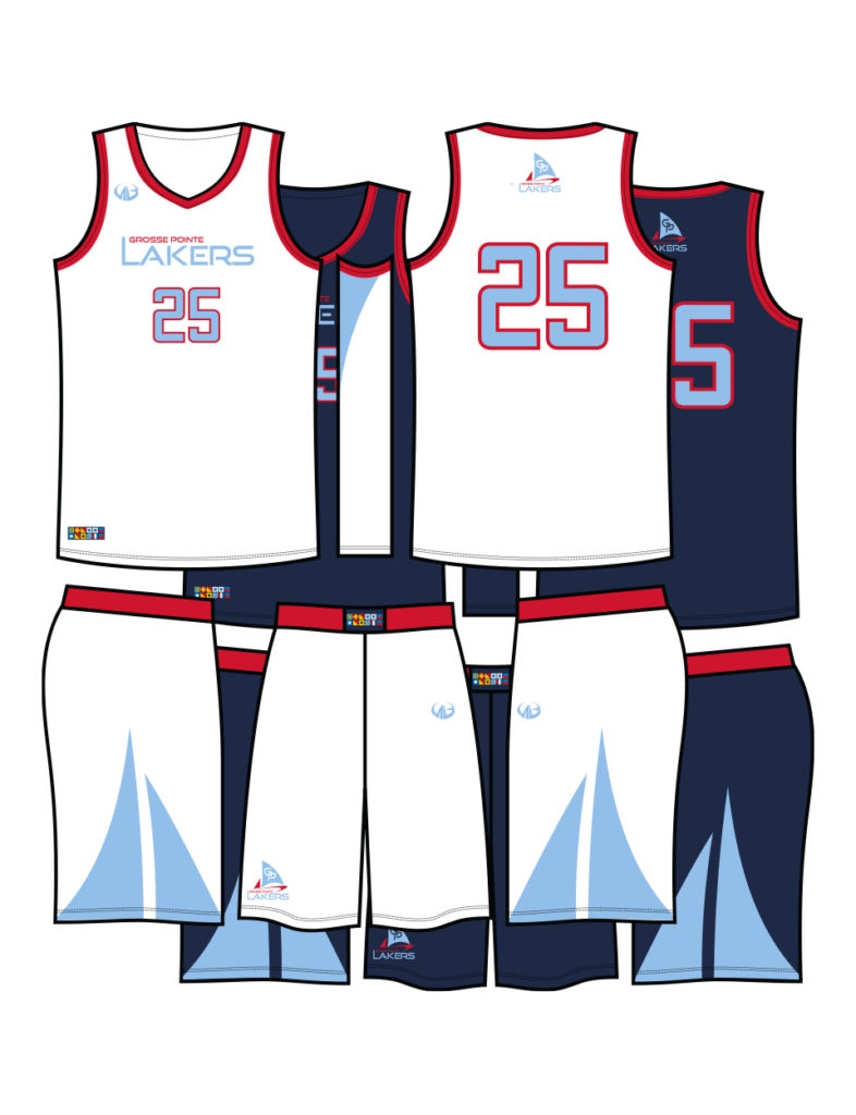 GP Lakers  Reversible Basketball Uniform