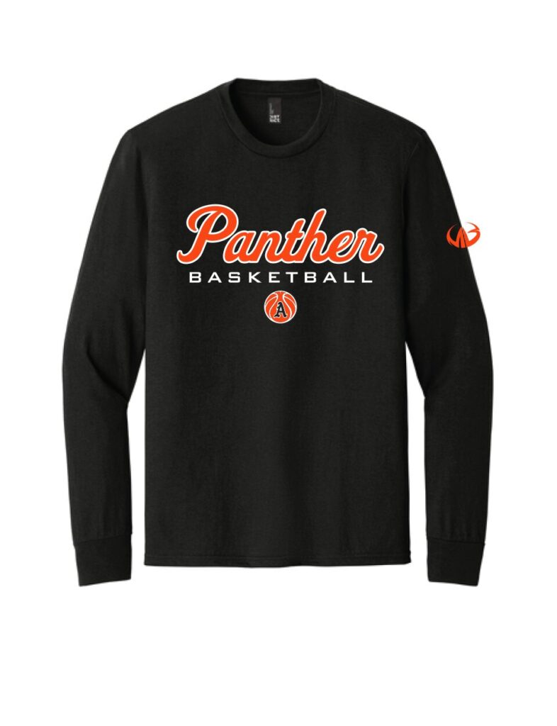 Alma Basketball Black Tri Blend Long Sleeve