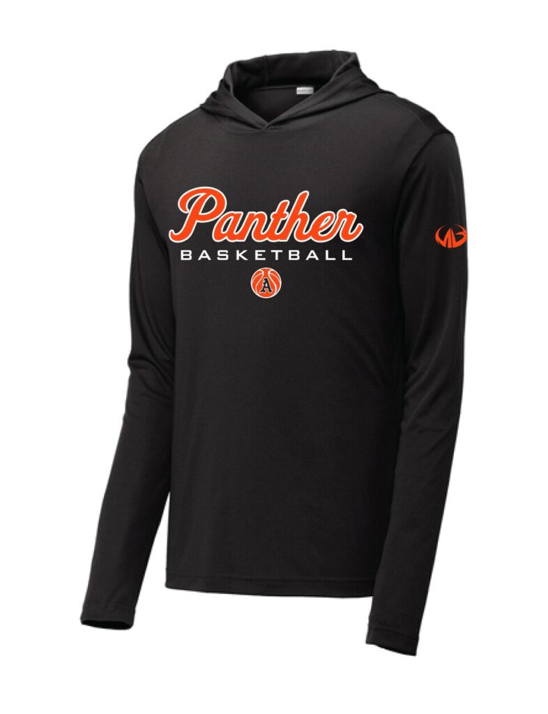 Alma Basketball Black Sport Long Sleeve w/Hood