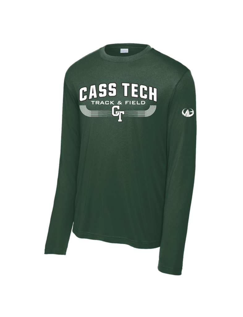 Cass Tech Girls Track - Long Sleeve Performance Shirt