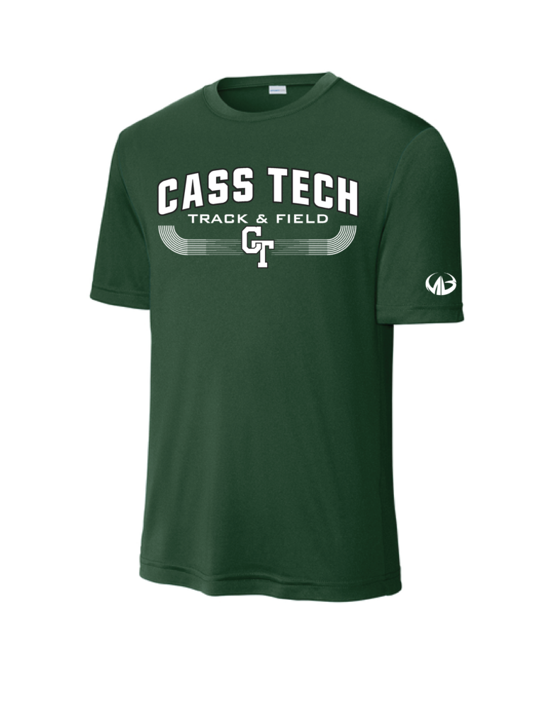 Cass Tech Girls Track - Short Sleeve Performance Shirt