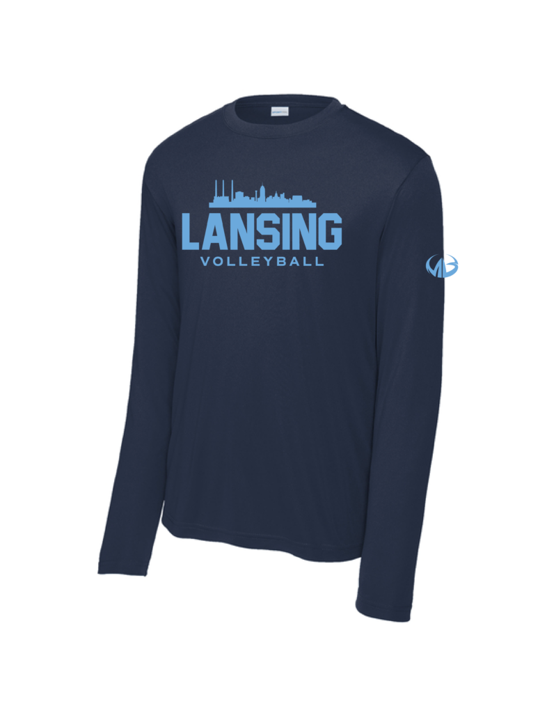 Lansing Public Boys Volleyball - Long Sleeve Performance Shirt