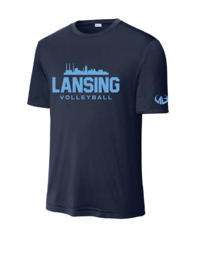 Lansing Public Boys Volleyball - Short Sleeve Performance Shirt